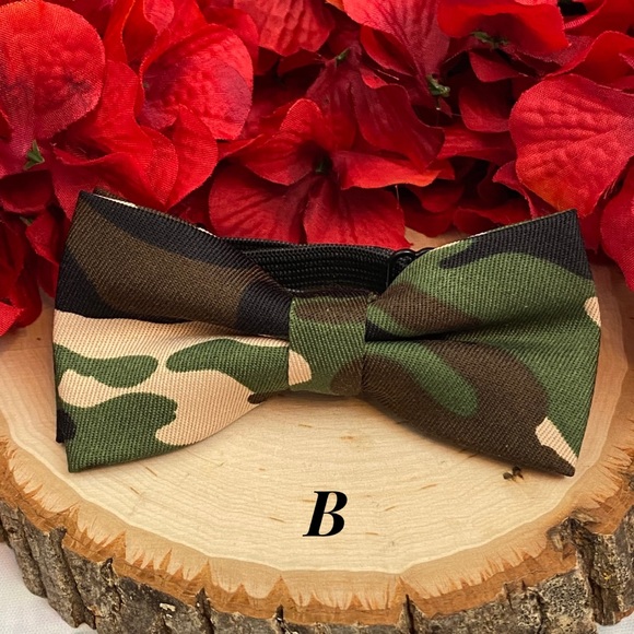 Boys Camouflage Bow Tie - Picture 8 of 13